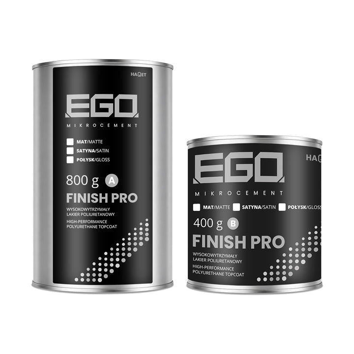 EGO Finish Pro – Lakier poliuretanowy chemoutwardzalny 1,2 kg (A+B)