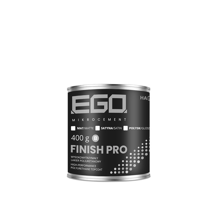 EGO Finish Pro – Lakier poliuretanowy chemoutwardzalny 1,2 kg (A+B)