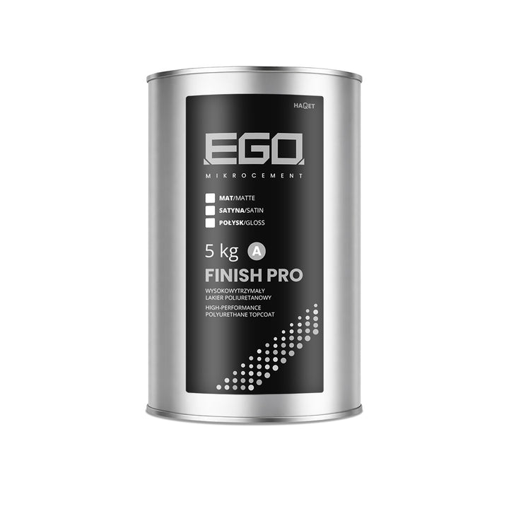 EGO Finish Pro – Lakier poliuretanowy chemoutwardzalny 7,5 kg (A+B)