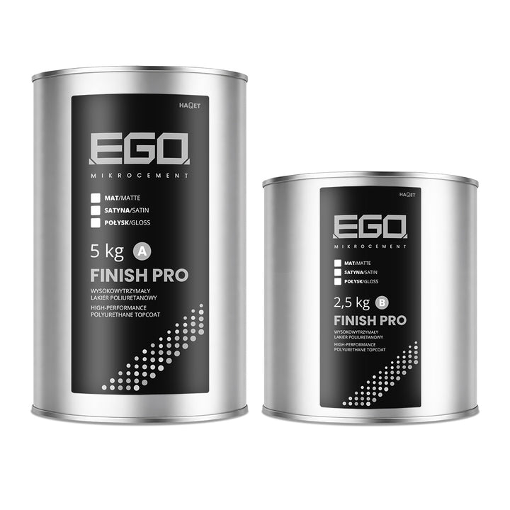 EGO Finish Pro – Lakier poliuretanowy chemoutwardzalny 7,5 kg (A+B)